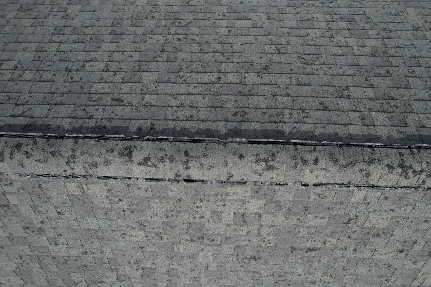 Dented shingles